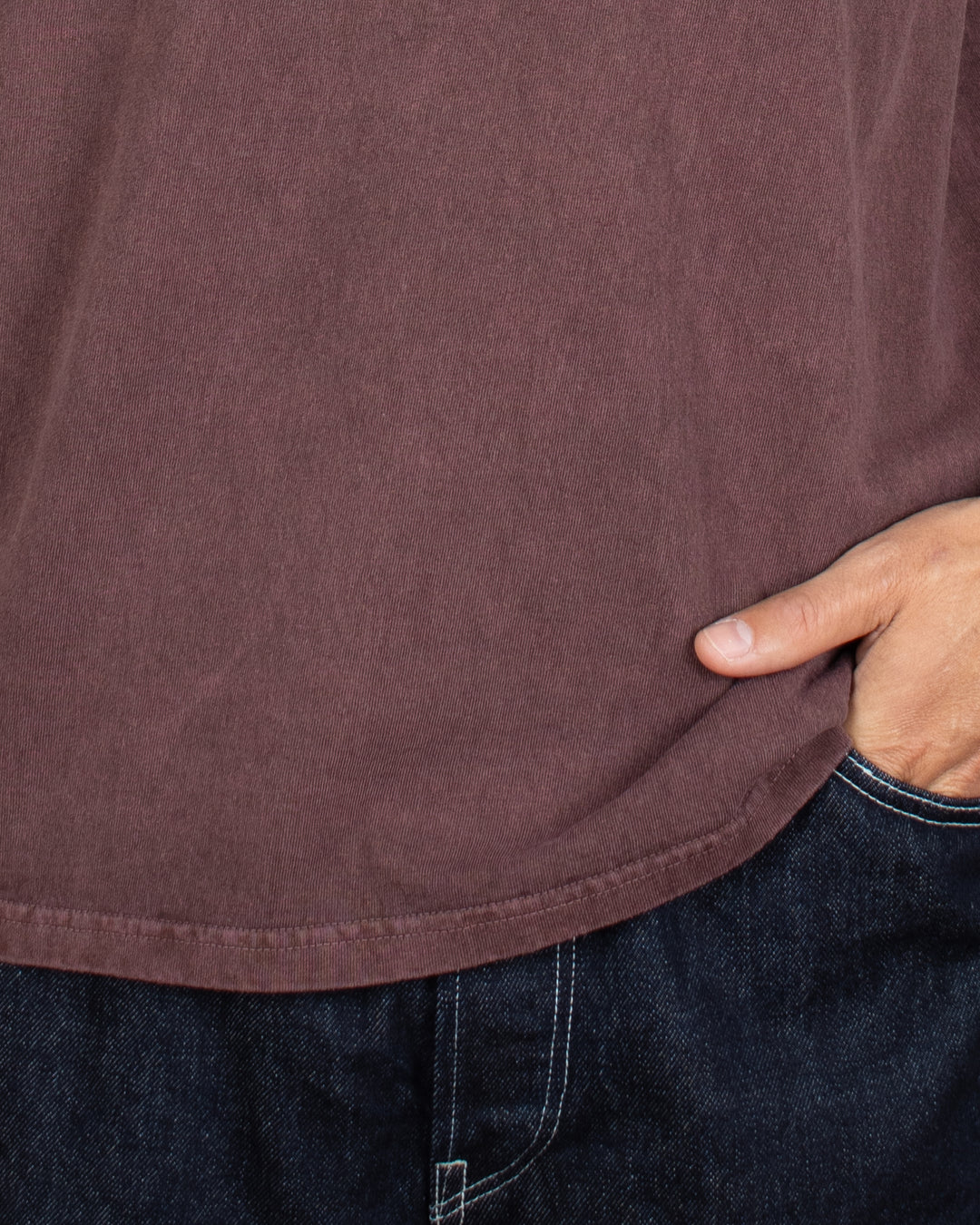 Short Sleeve Crew T-shirt P-Bordeaux