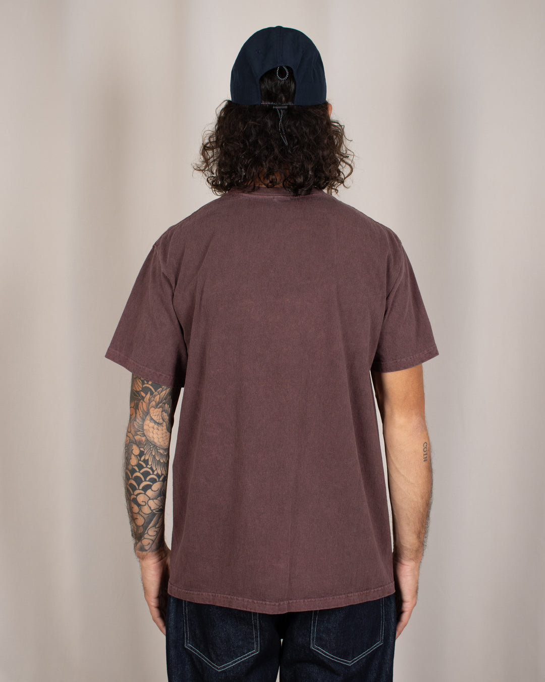 Short Sleeve Crew T-shirt P-Bordeaux