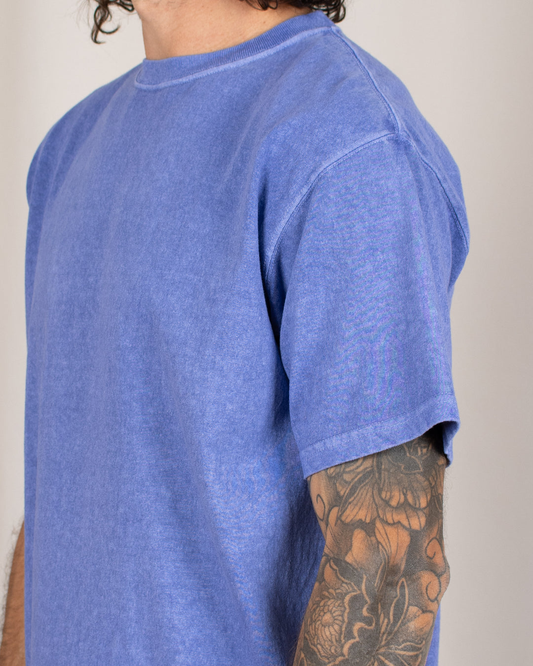 Short Sleeve Crew T-shirt PLt-Purple