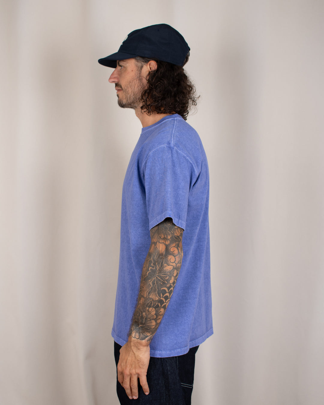 Short Sleeve Crew T-shirt PLt-Purple
