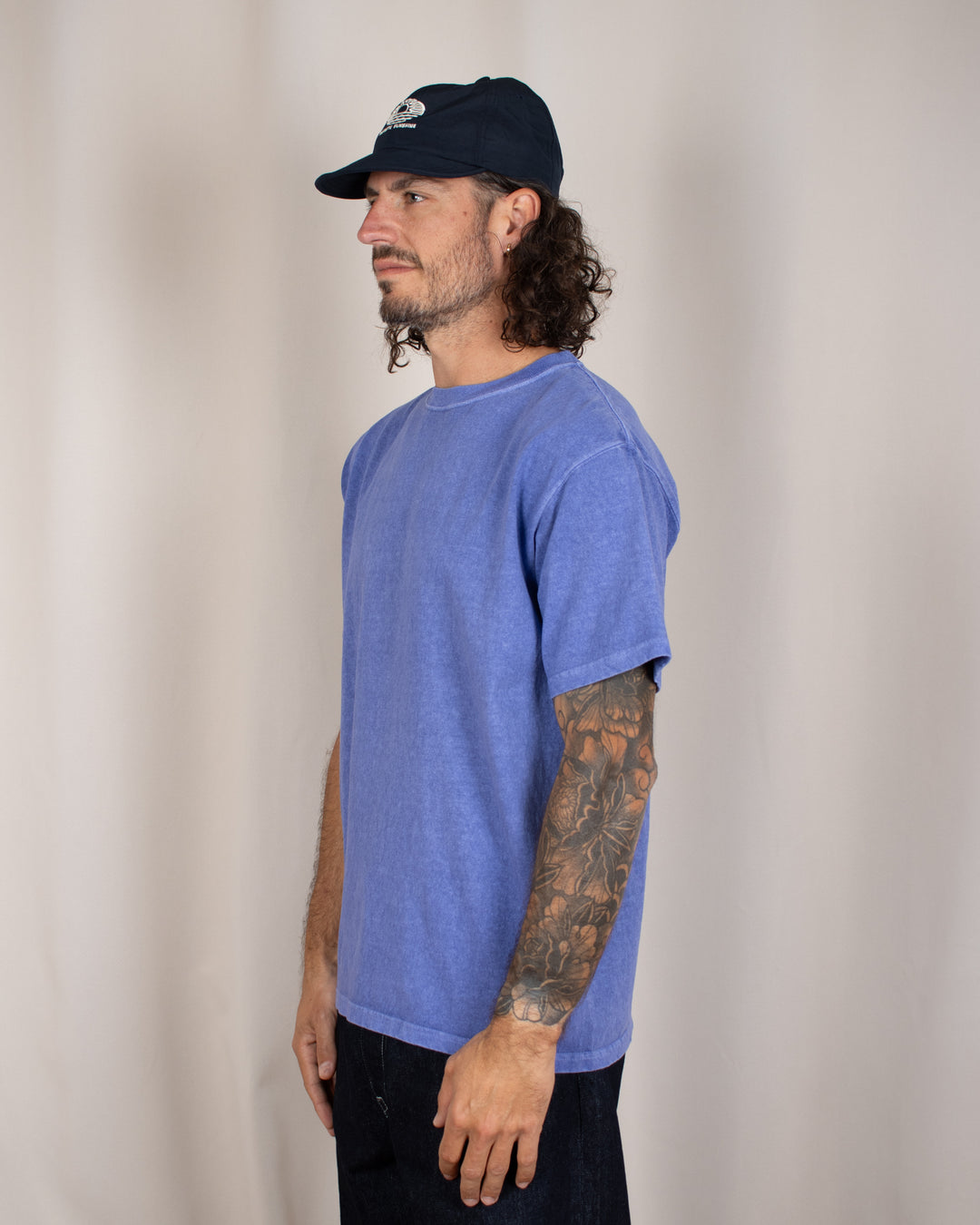 Short Sleeve Crew T-shirt PLt-Purple