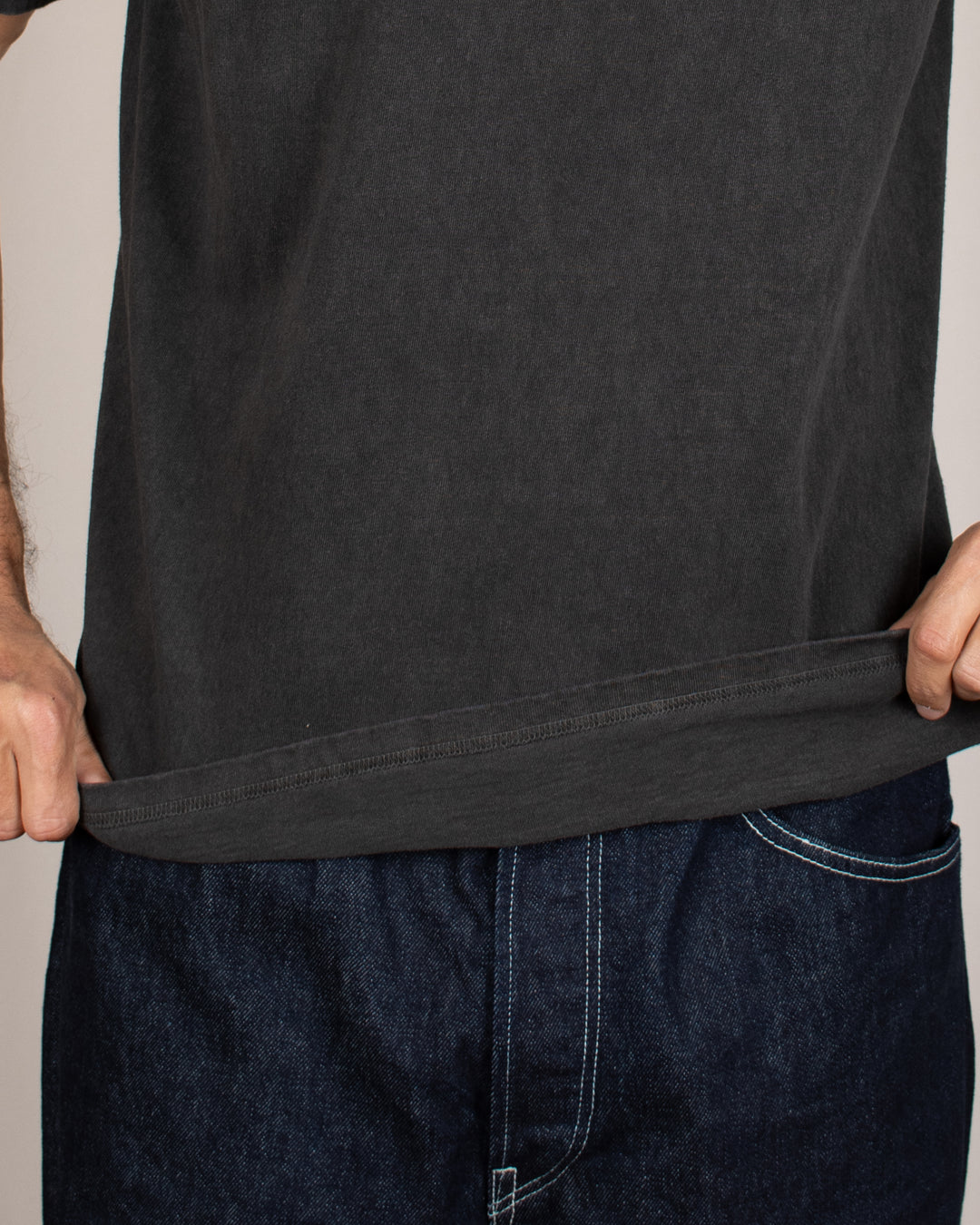 Short Sleeve Crew T-shirt P-Black