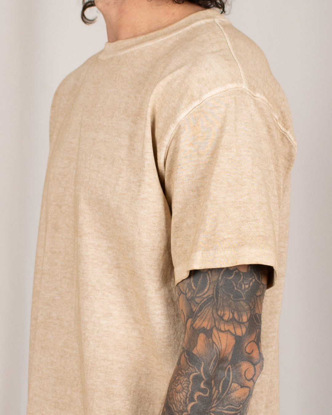 Short Sleeve Crew T-shirt P-Latte
