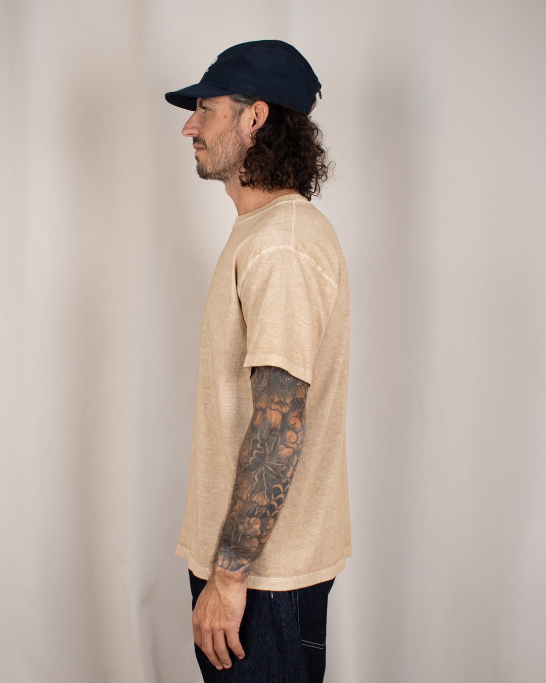 Short Sleeve Crew T-shirt P-Latte