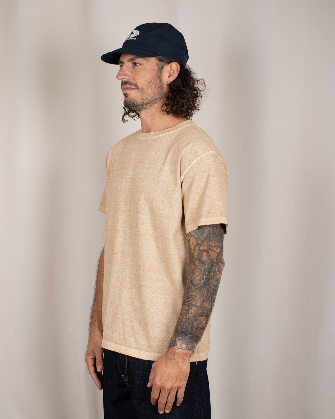 Short Sleeve Crew T-shirt P-Latte