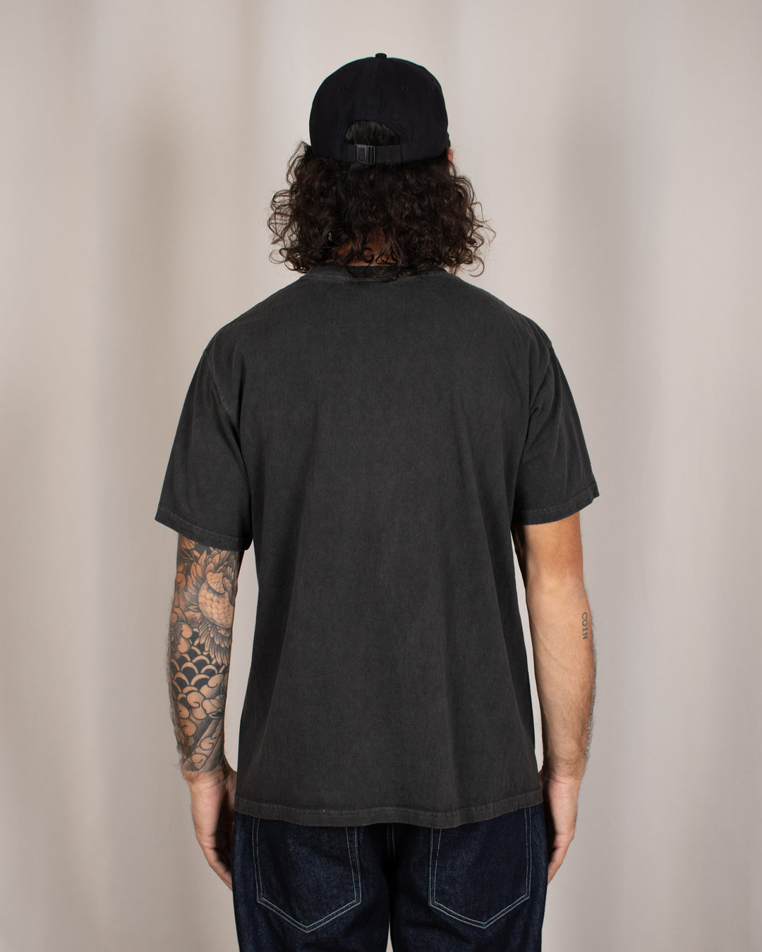 Short Sleeve Crew T-shirt P-Black