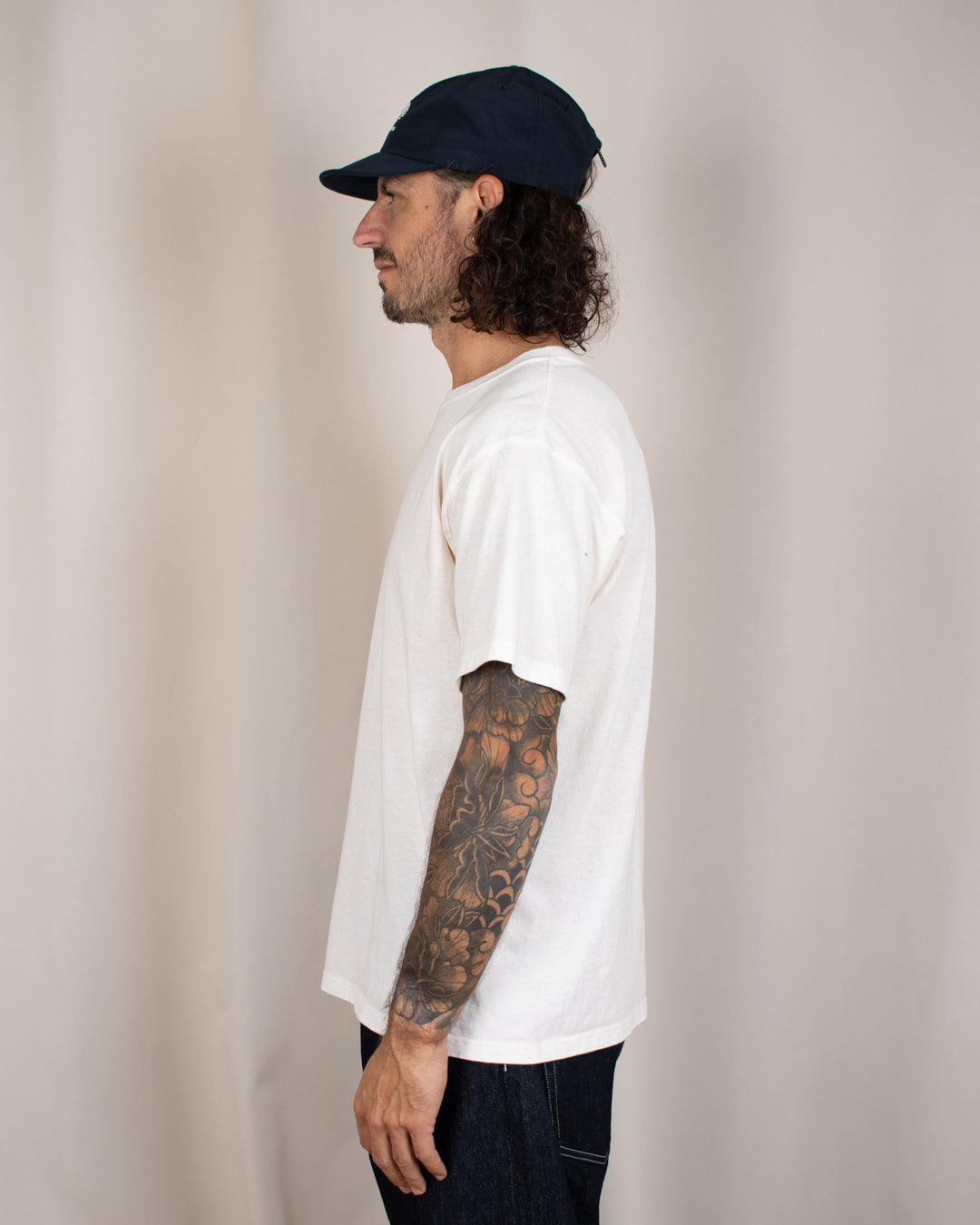 Short Sleeve Crew T-shirt P-Natural
