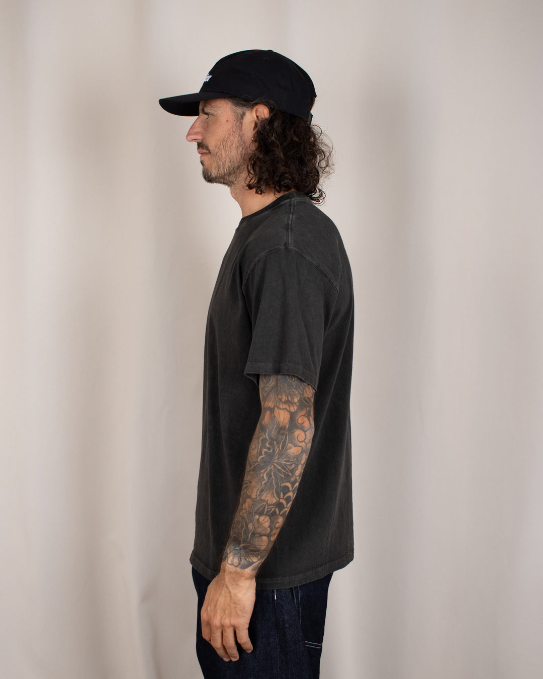 Short Sleeve Crew T-shirt P-Black