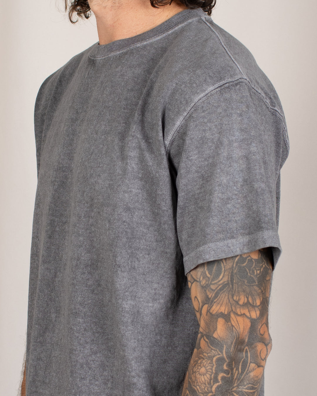 Short Sleeve Crew T-shirt P-Grey
