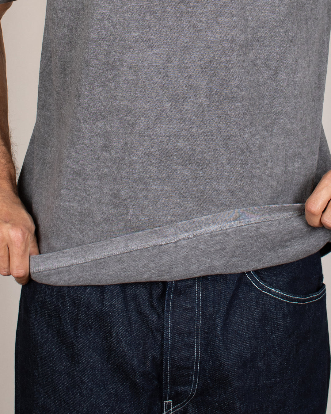 Short Sleeve Crew T-shirt P-Grey