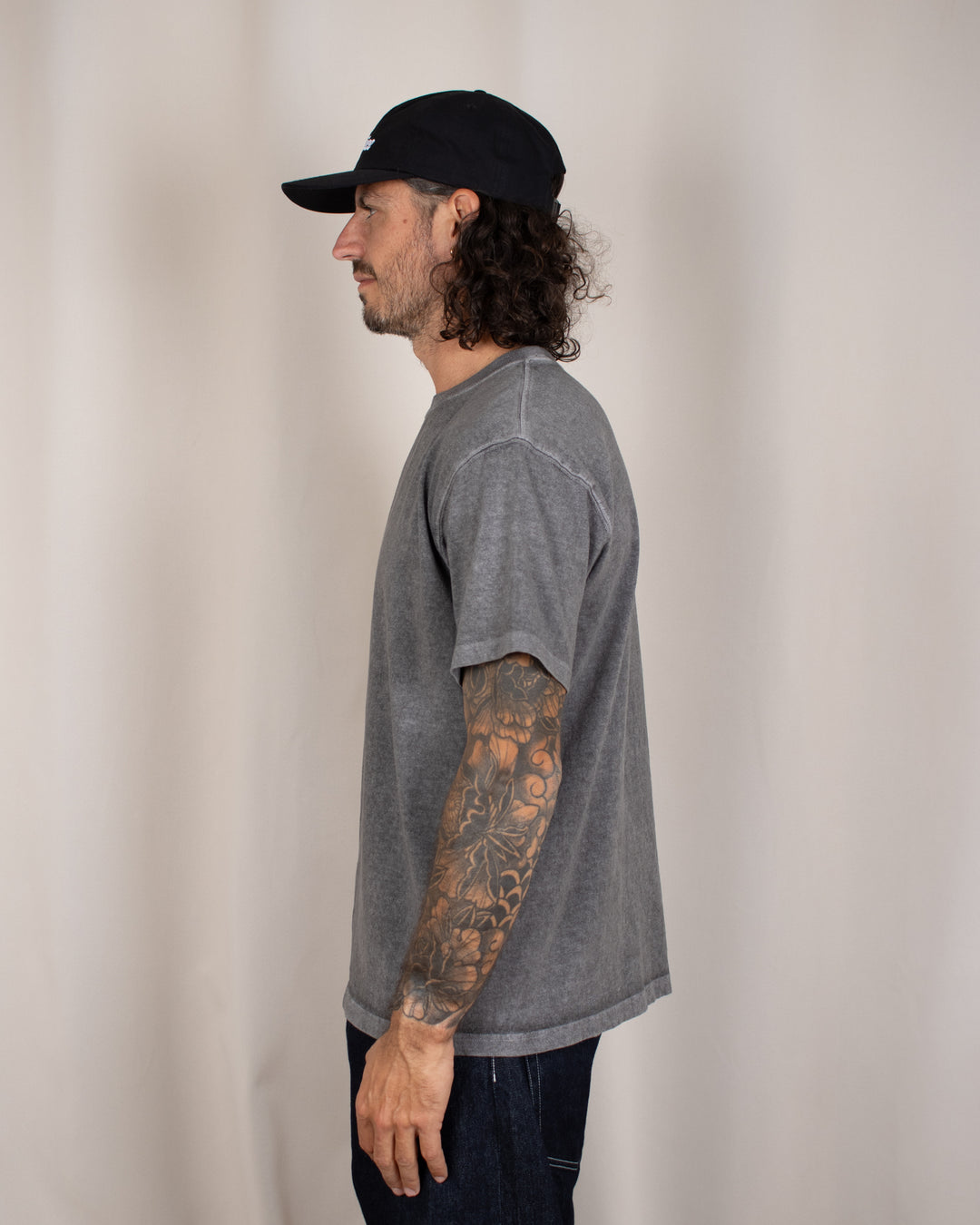 Short Sleeve Crew T-shirt P-Grey