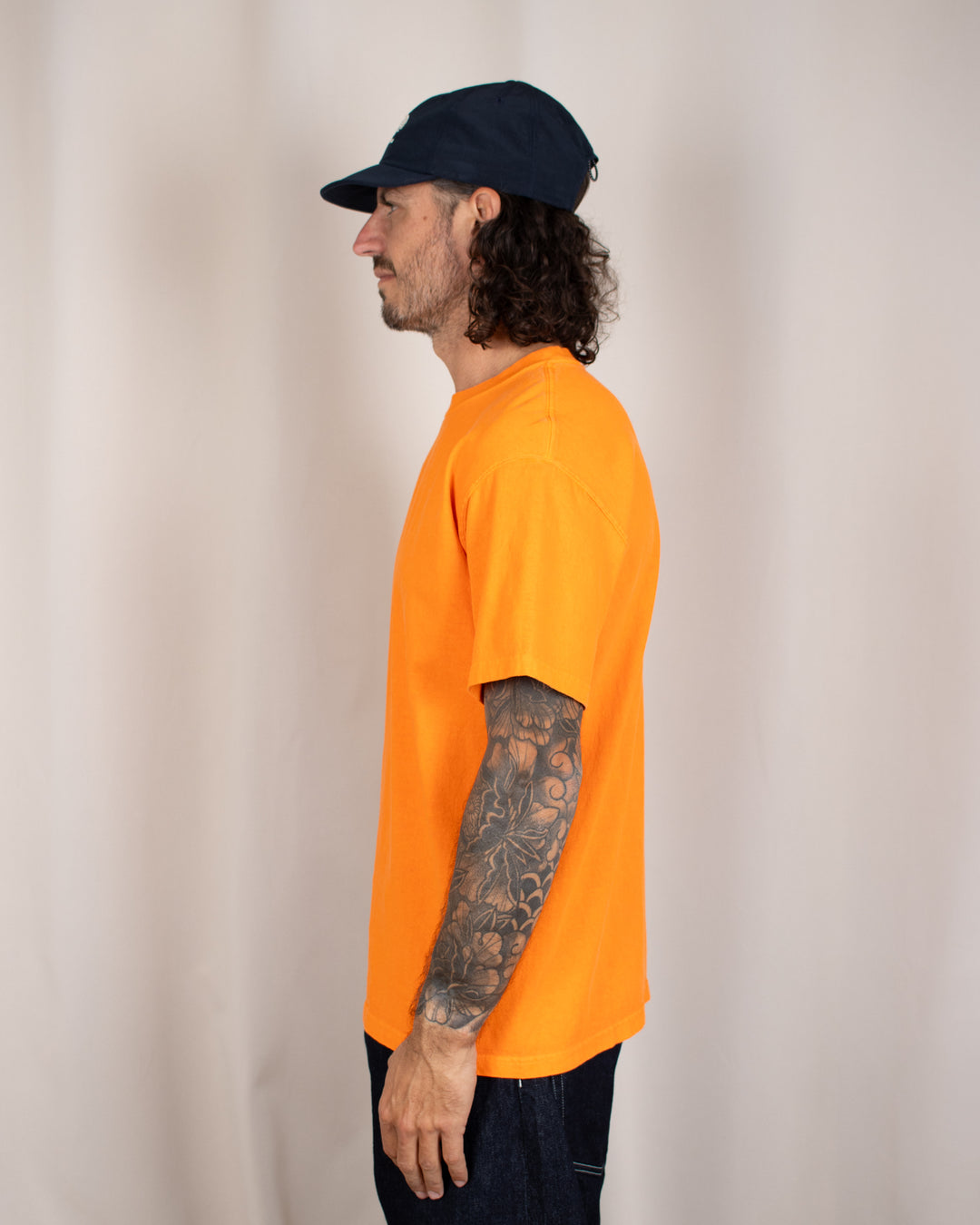 Short Sleeve Crew T-shirt P-Orange