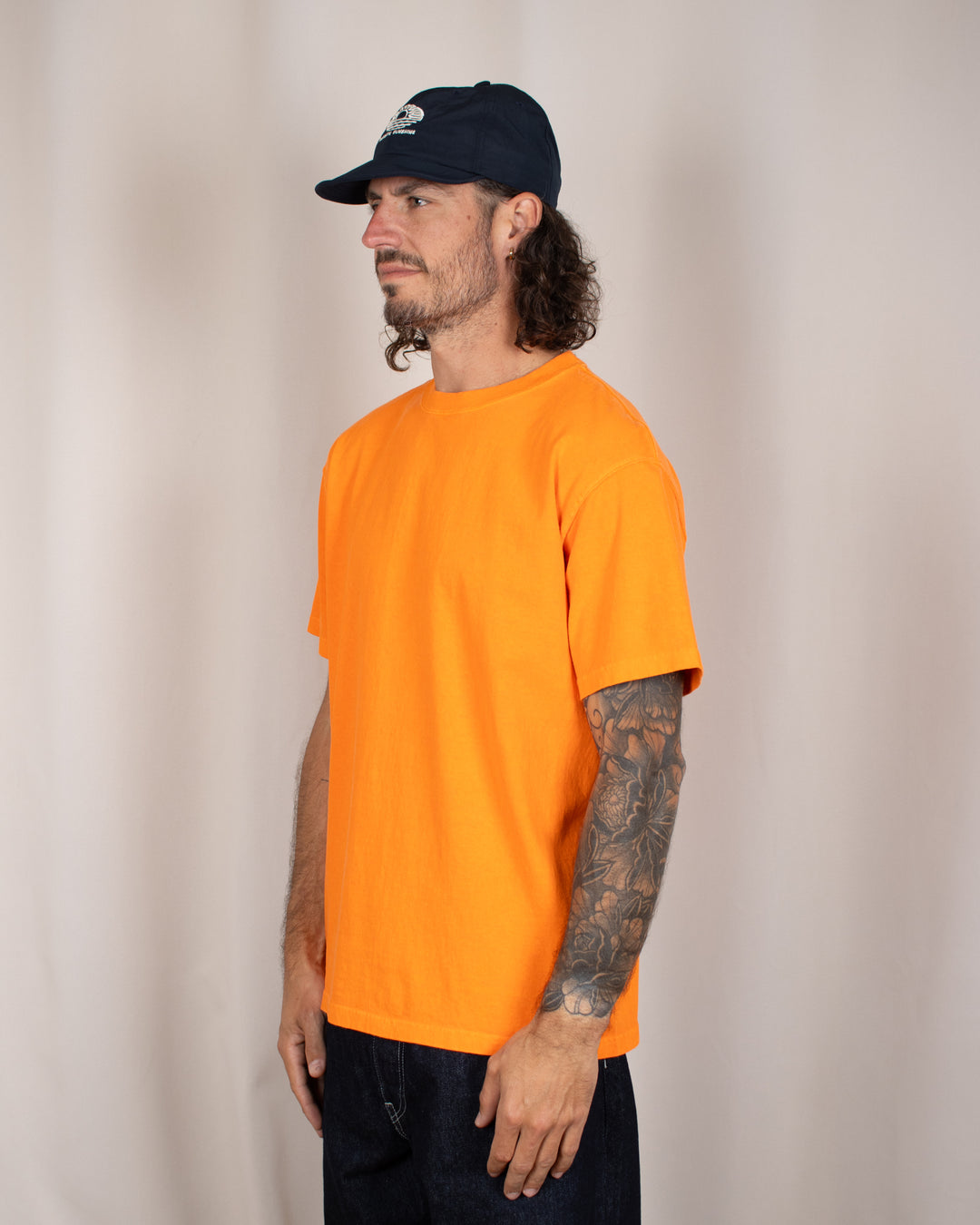 Short Sleeve Crew T-shirt P-Orange
