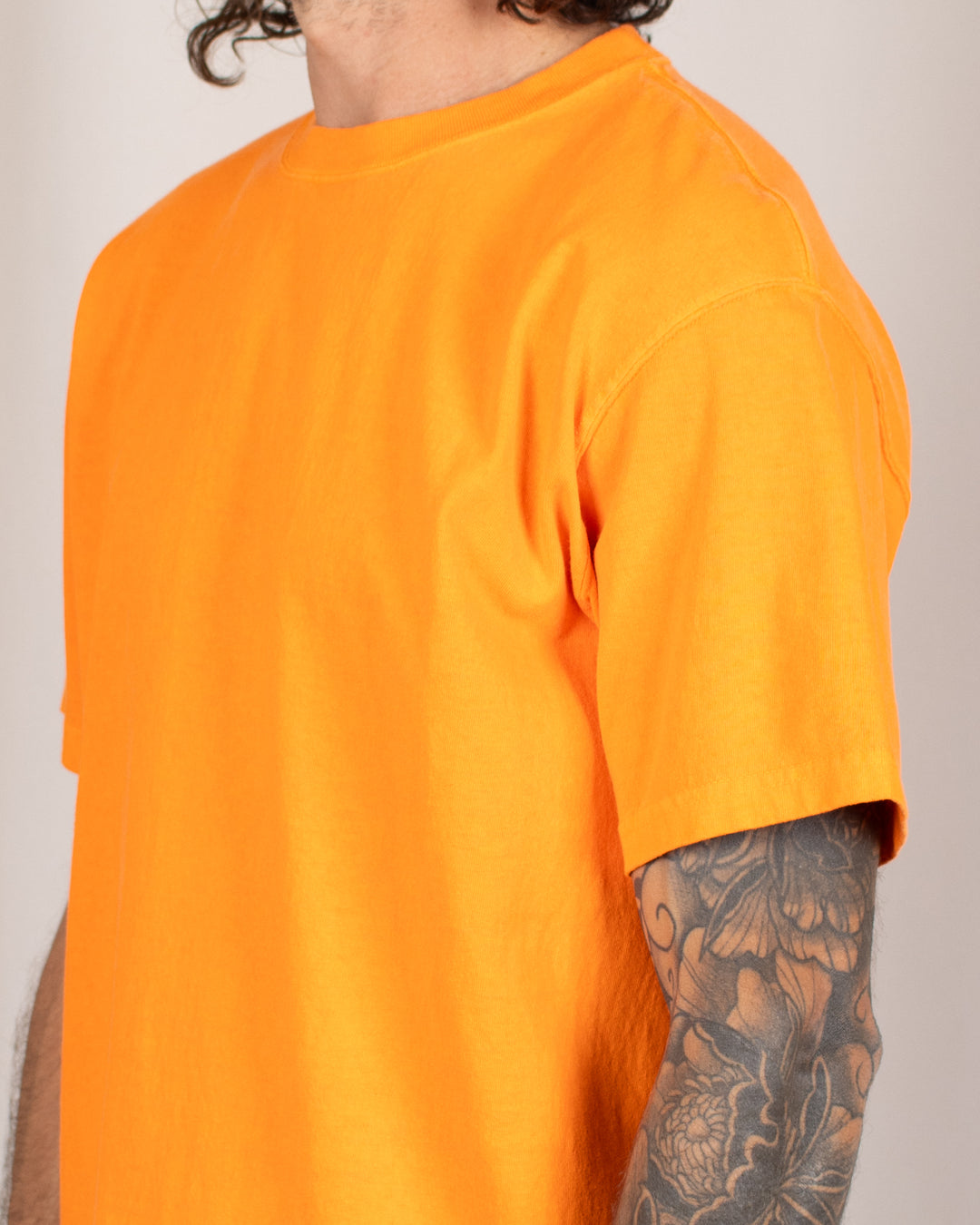 Short Sleeve Crew T-shirt P-Orange