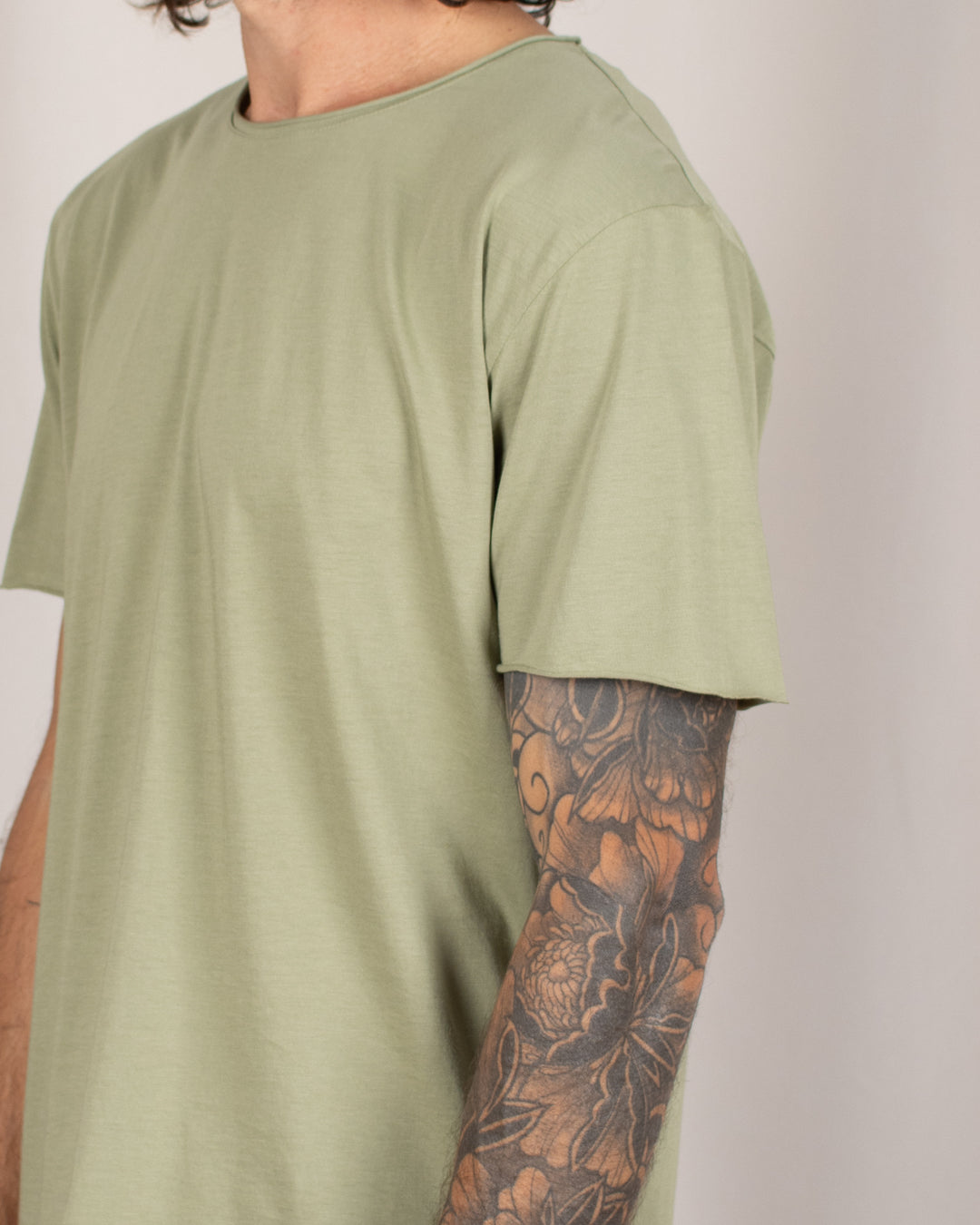 T-shirt coton Pima Pistache