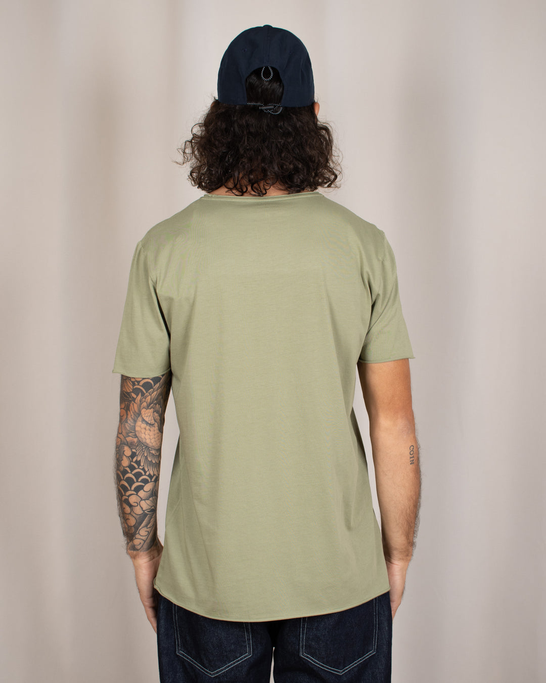 T-shirt coton Pima Pistache