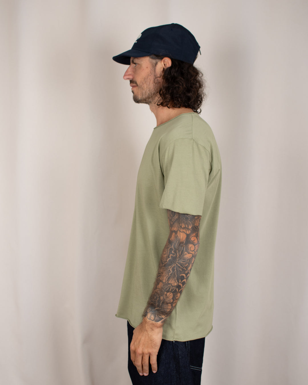 T-shirt coton Pima Pistache