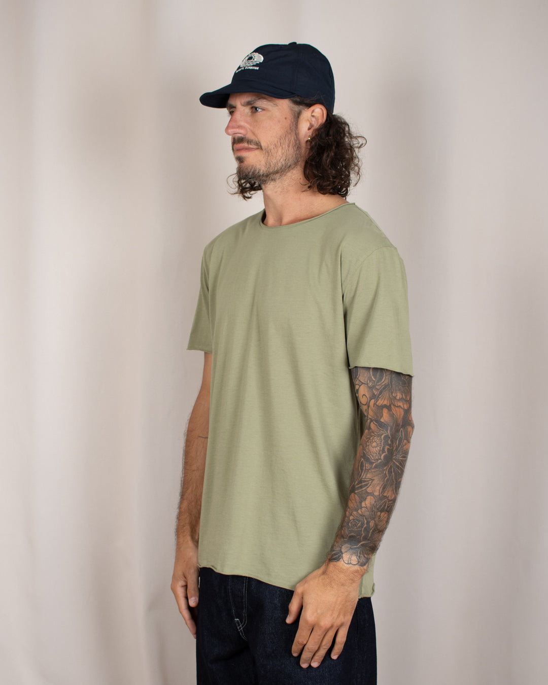 T-shirt coton Pima Pistache