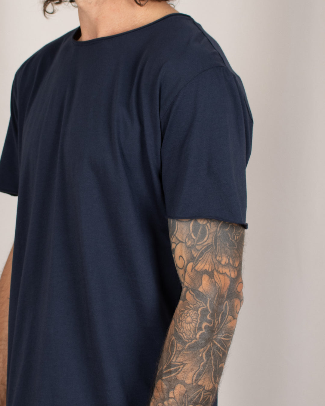 T-shirt coton Pima Navy