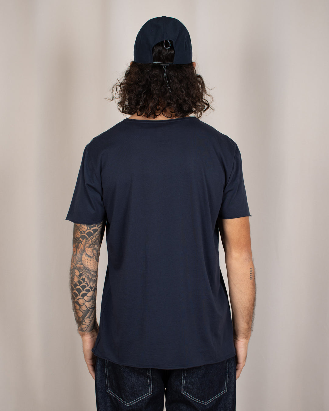 T-shirt coton Pima Navy