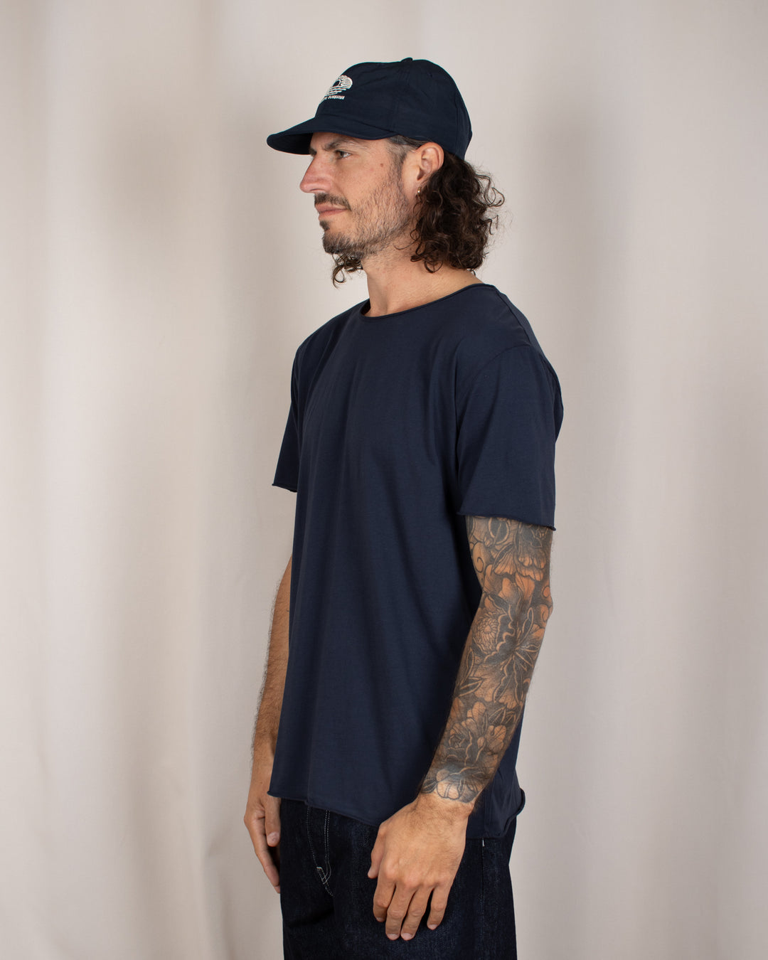 T-shirt coton Pima Navy
