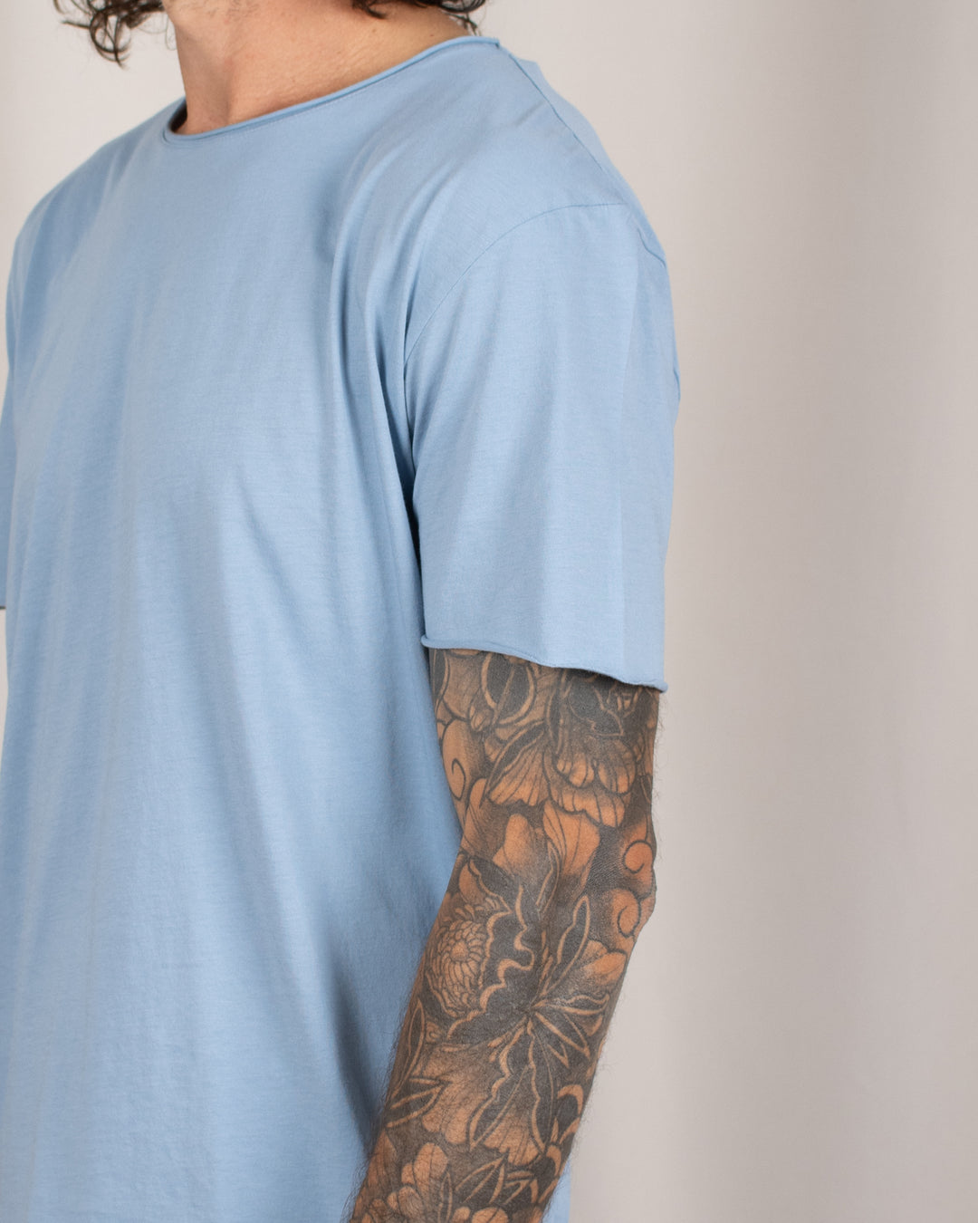 T-shirt coton Dusty Blue