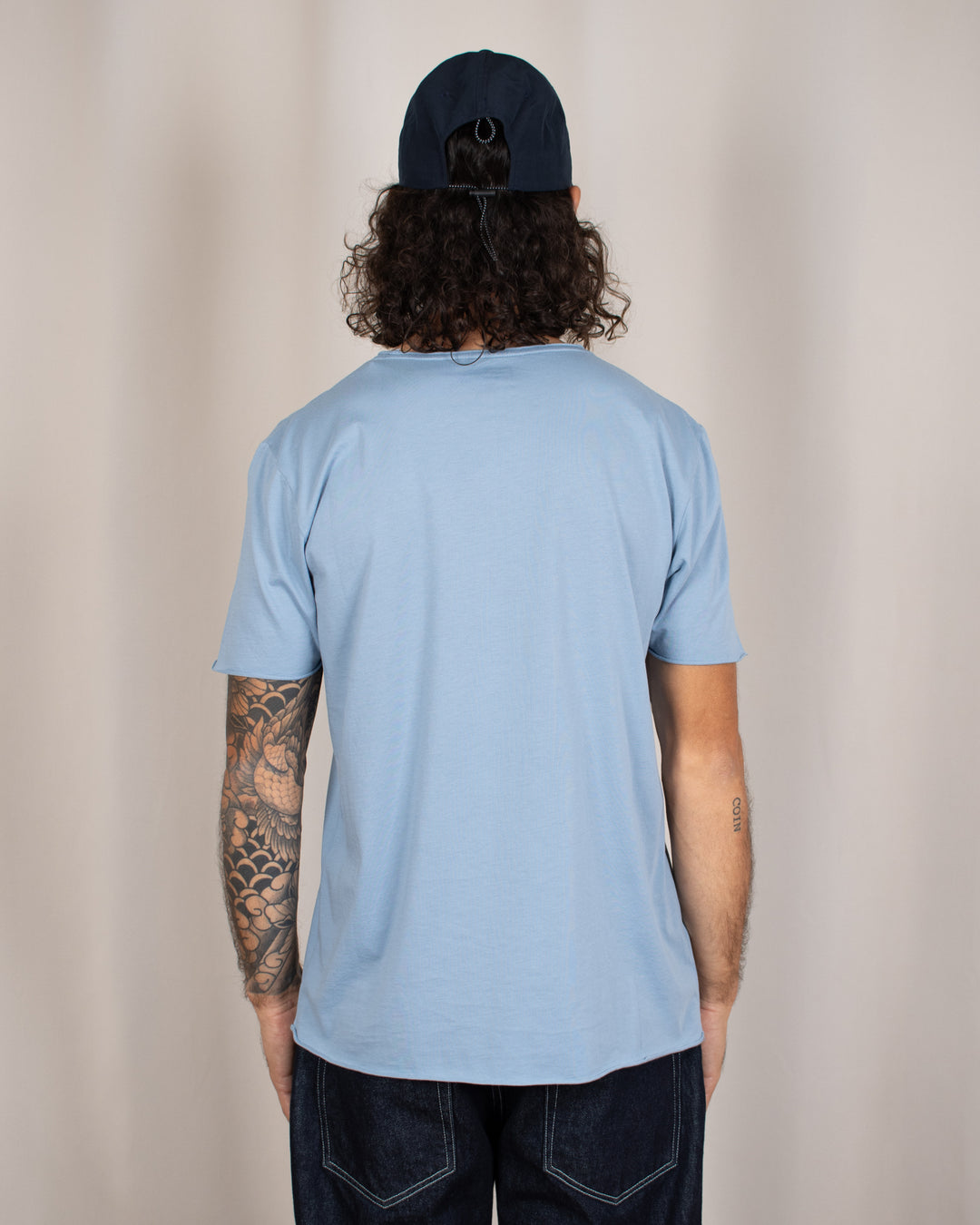 T-shirt coton Dusty Blue