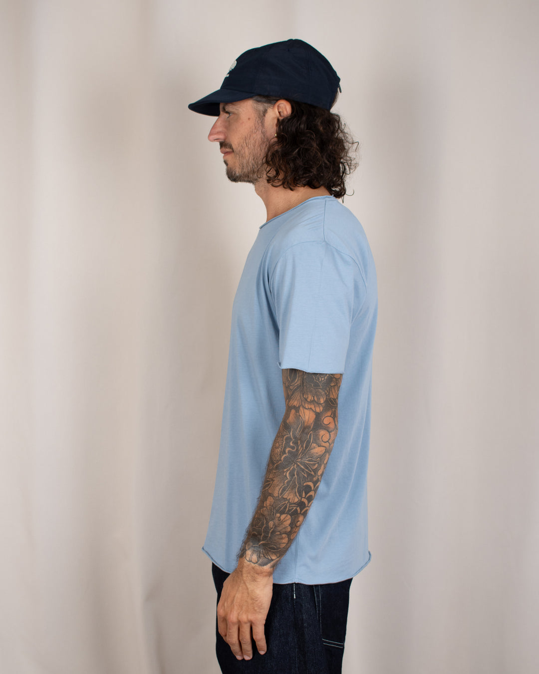 T-shirt coton Dusty Blue