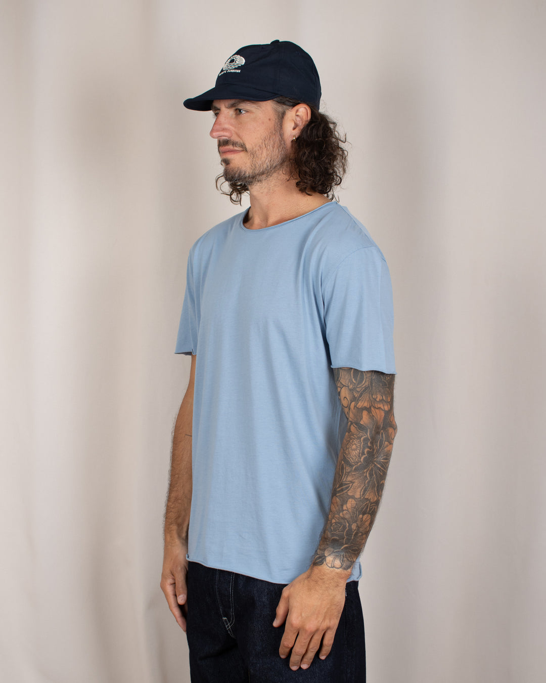 T-shirt coton Dusty Blue