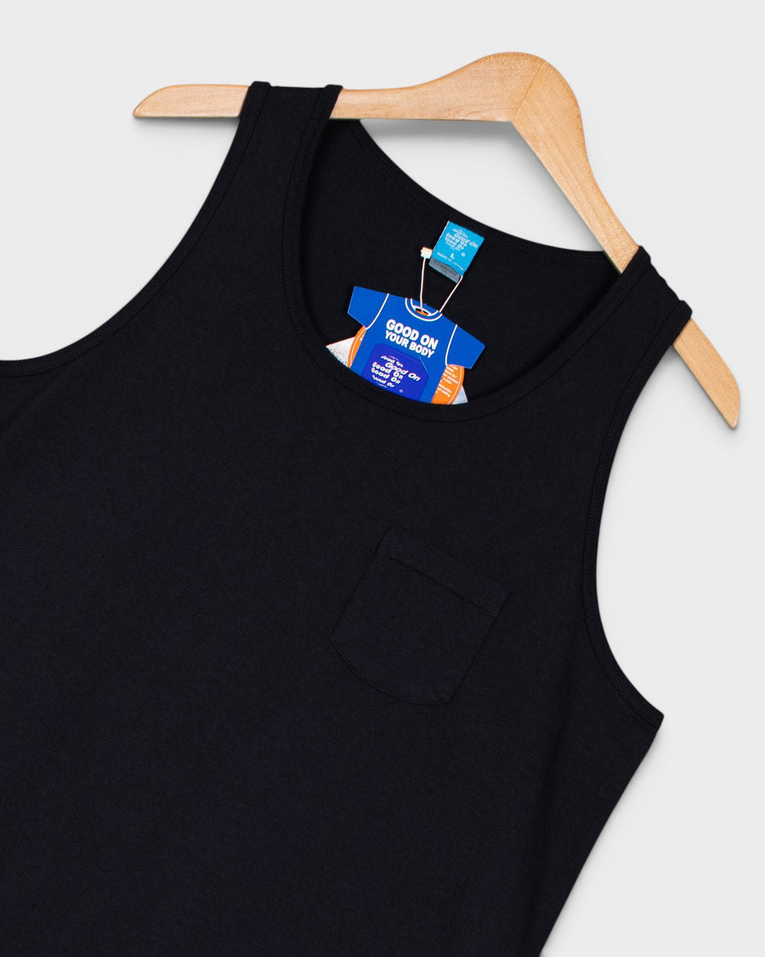 Pocket Tank Top Black