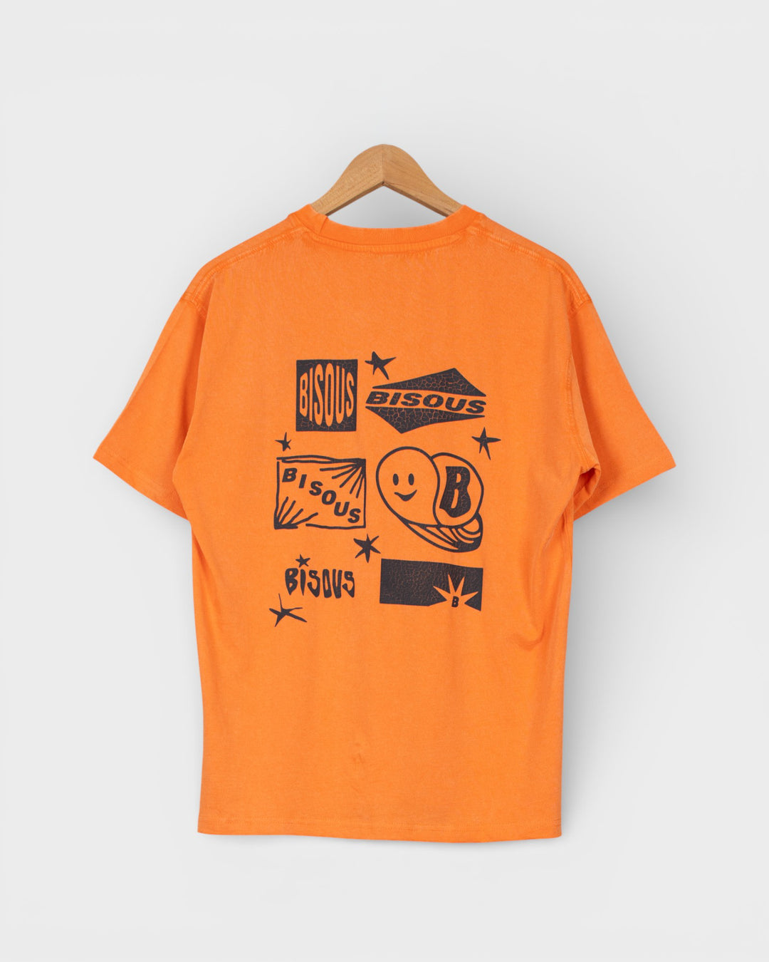 T-shirt Flyer Washed Orange