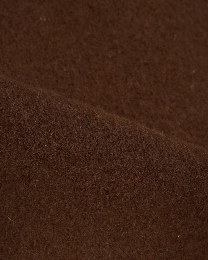 Zip Waistcoat Wool Fleece Cacao