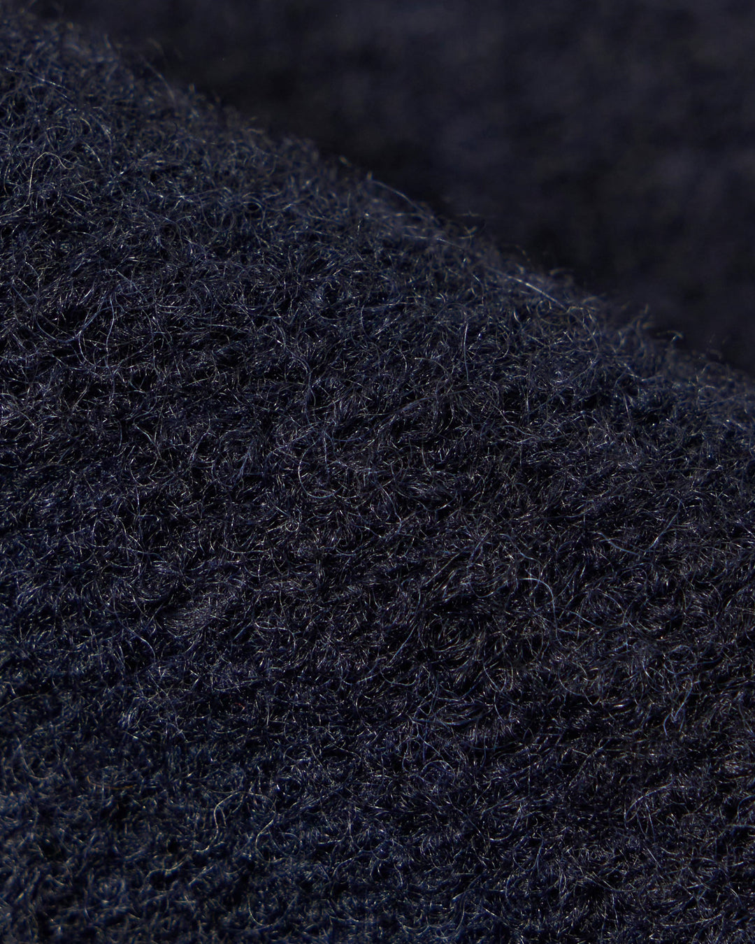 Zip Waistcoat Wool Fleece Navy