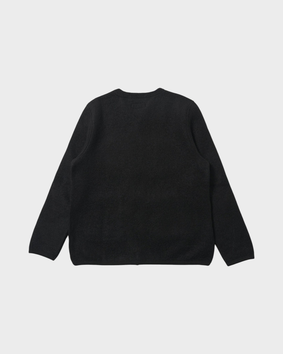 Cardigan Wool Fleece Black