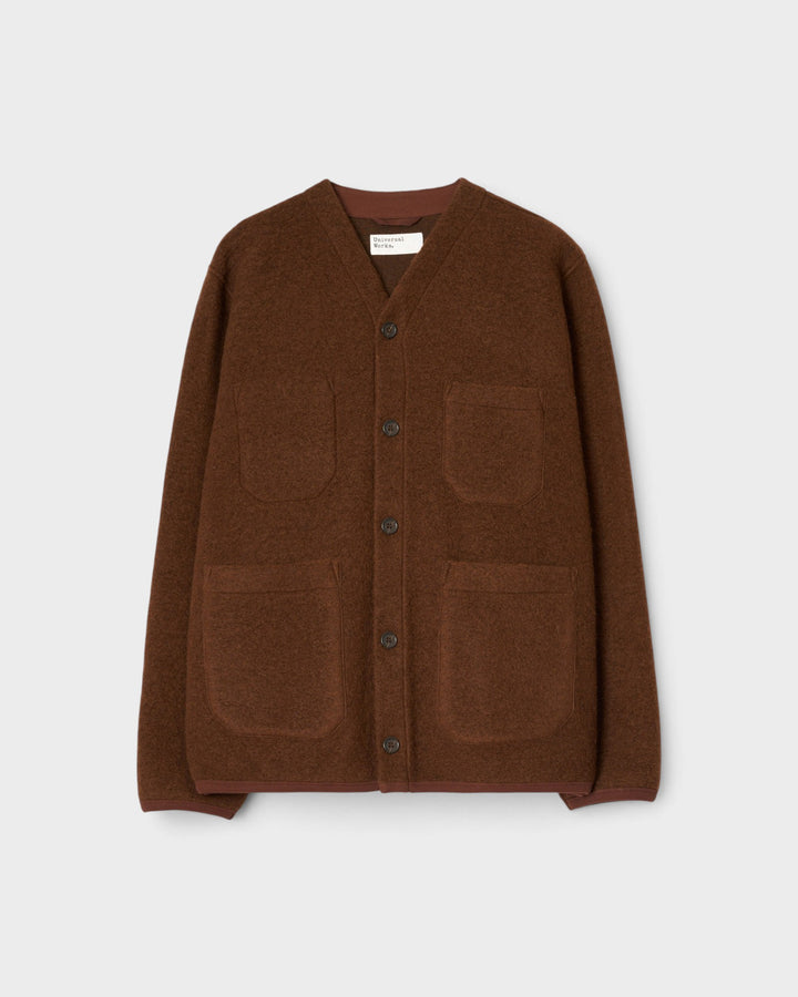 Cardigan Wool Fleece Cacao