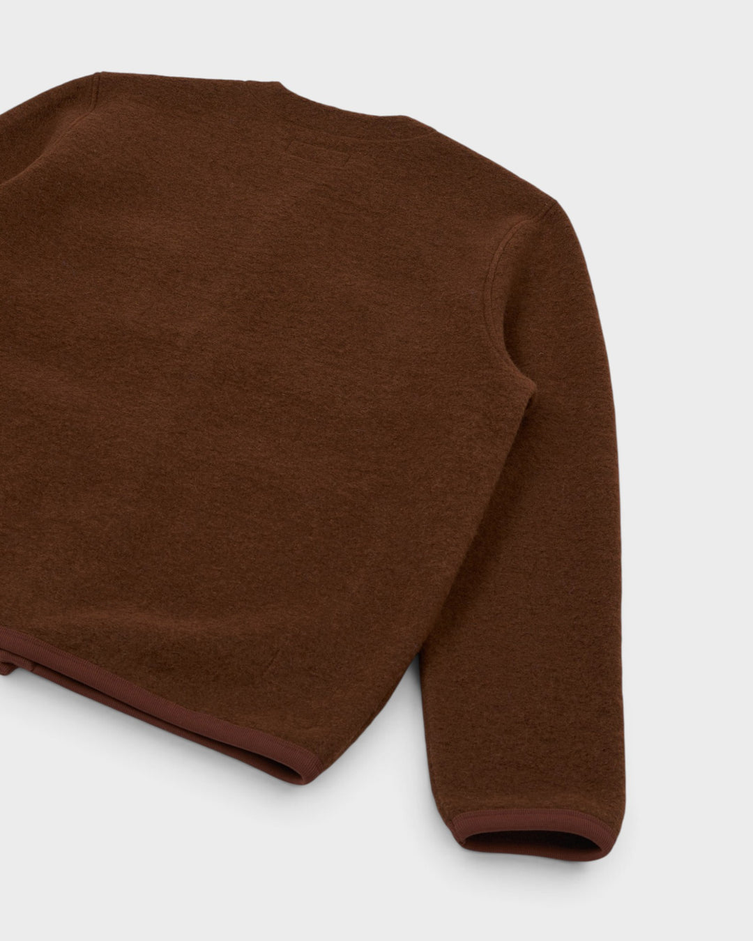 Cardigan Wool Fleece Cacao
