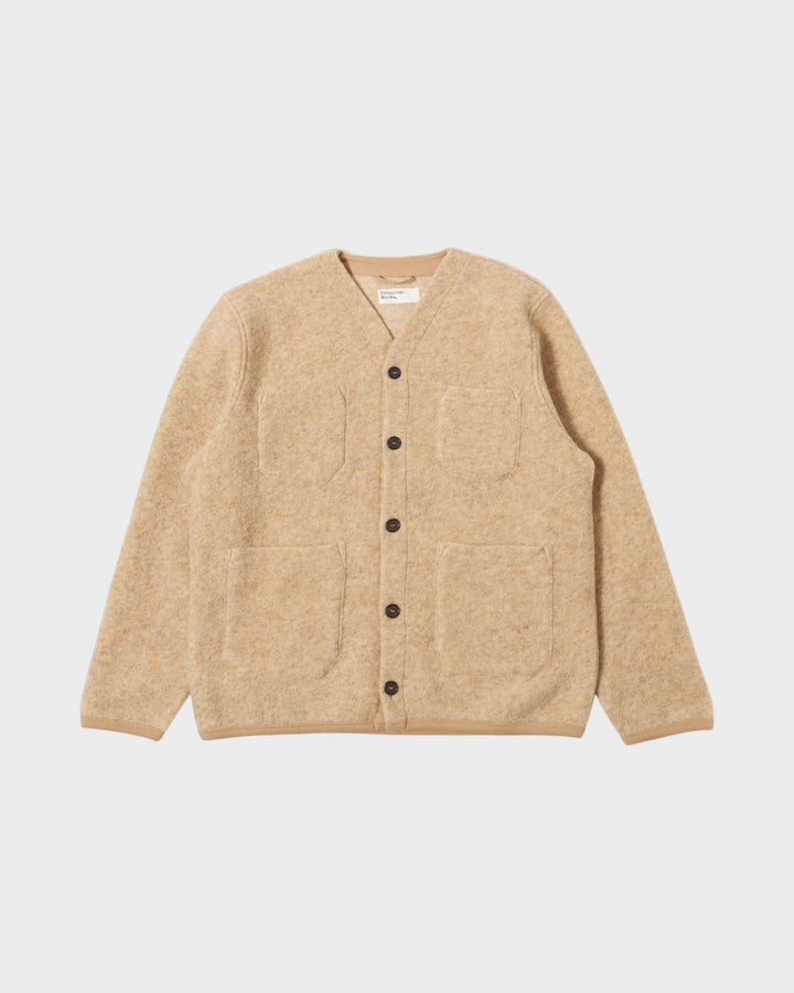 Cardigan Wool Fleece Fawn