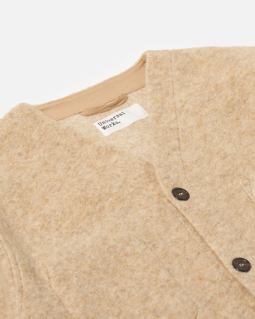 Cardigan Wool Fleece Fawn