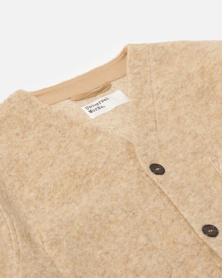 Cardigan Wool Fleece Fawn