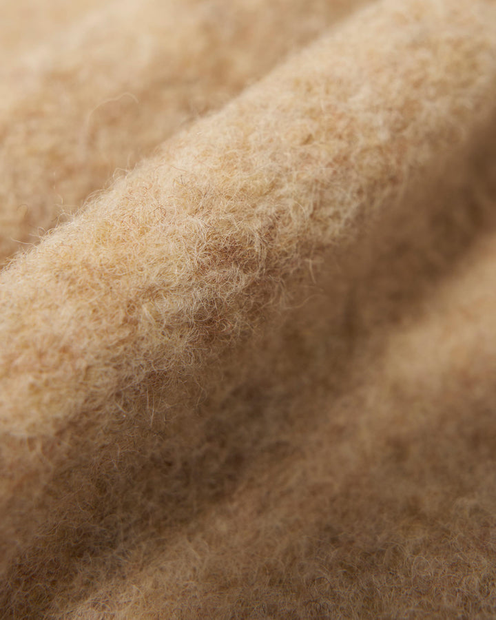 Cardigan Wool Fleece Fawn