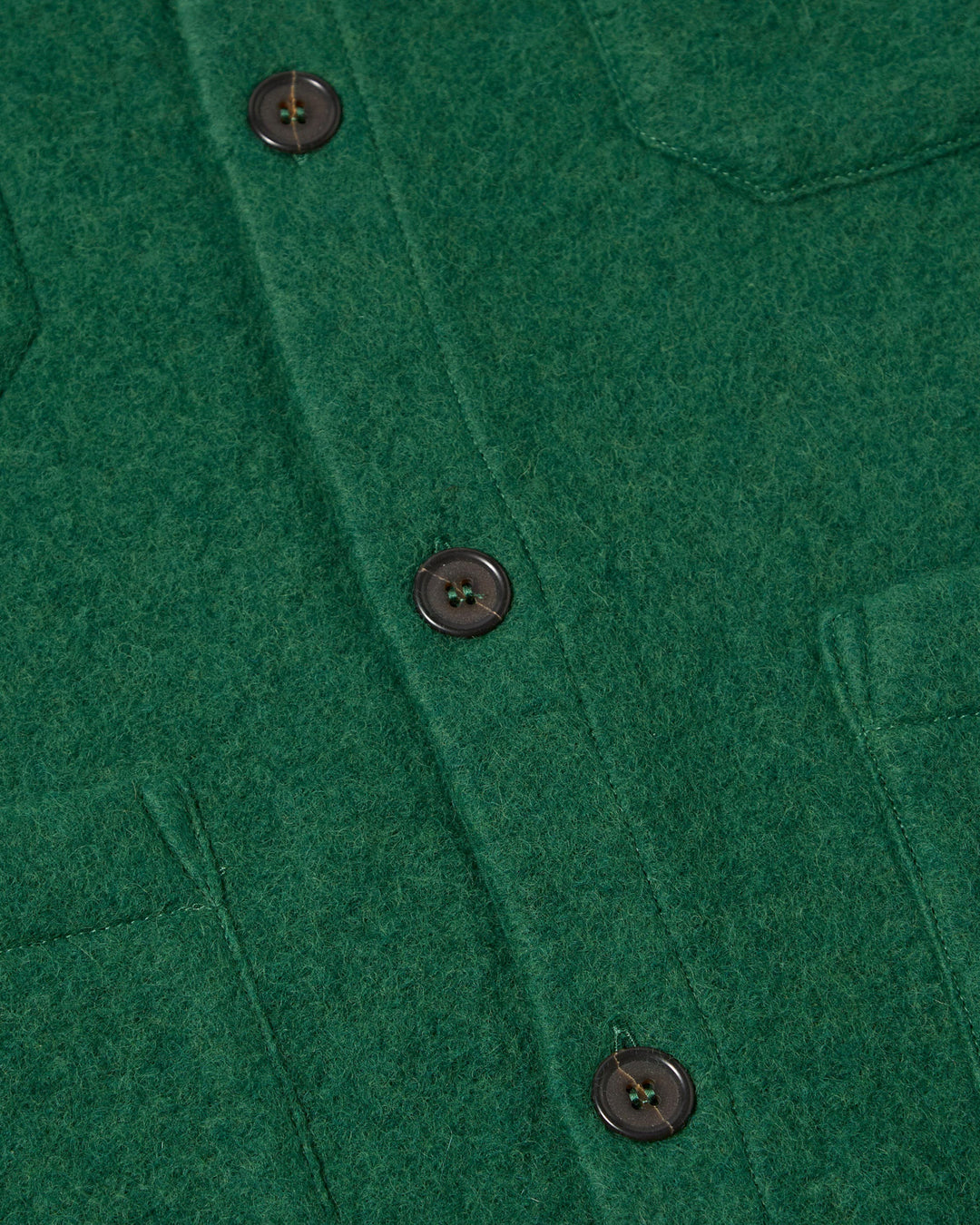 Cardigan Wool Fleece Green