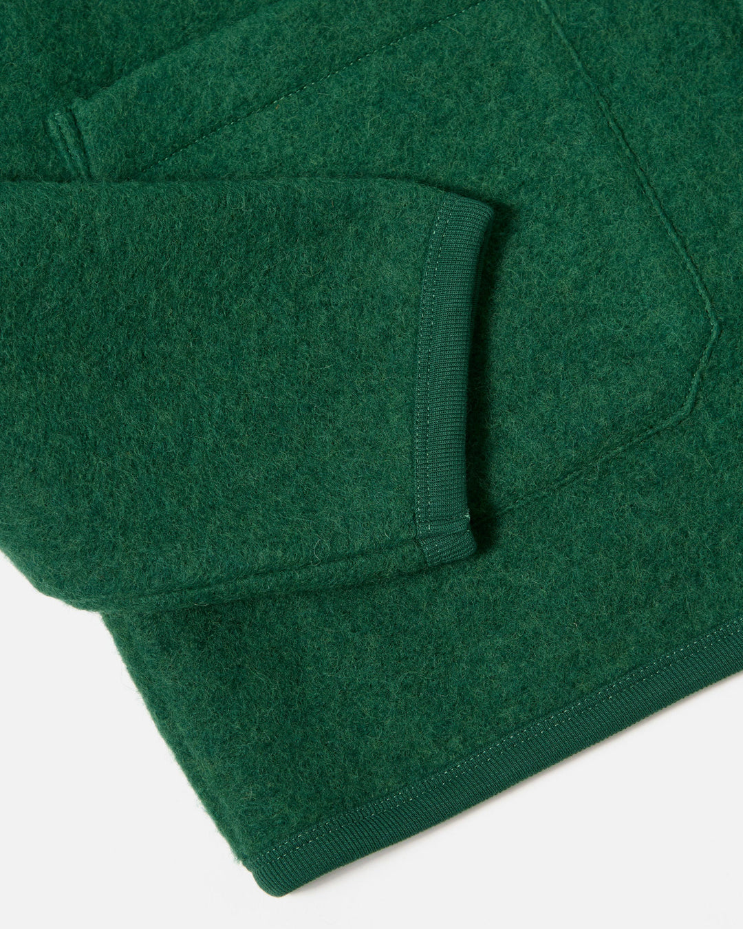 Cardigan Wool Fleece Green