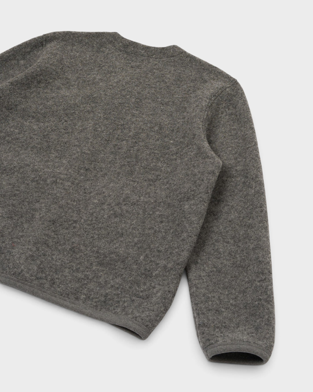Cardigan Wool Fleece Grey Marl