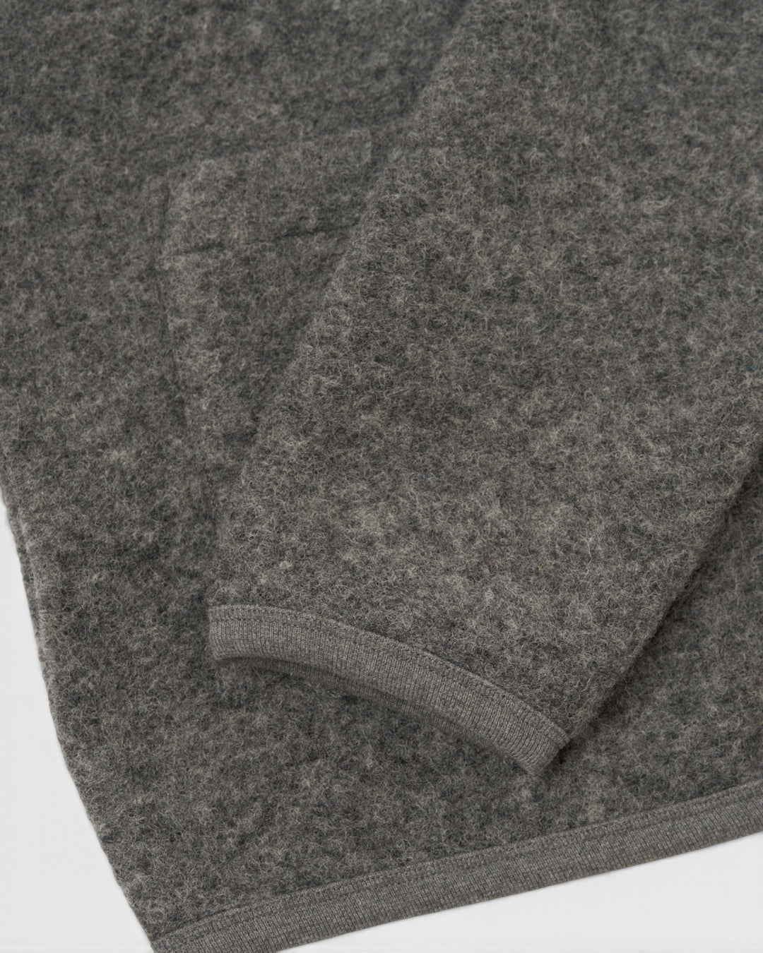 Cardigan Wool Fleece Grey Marl