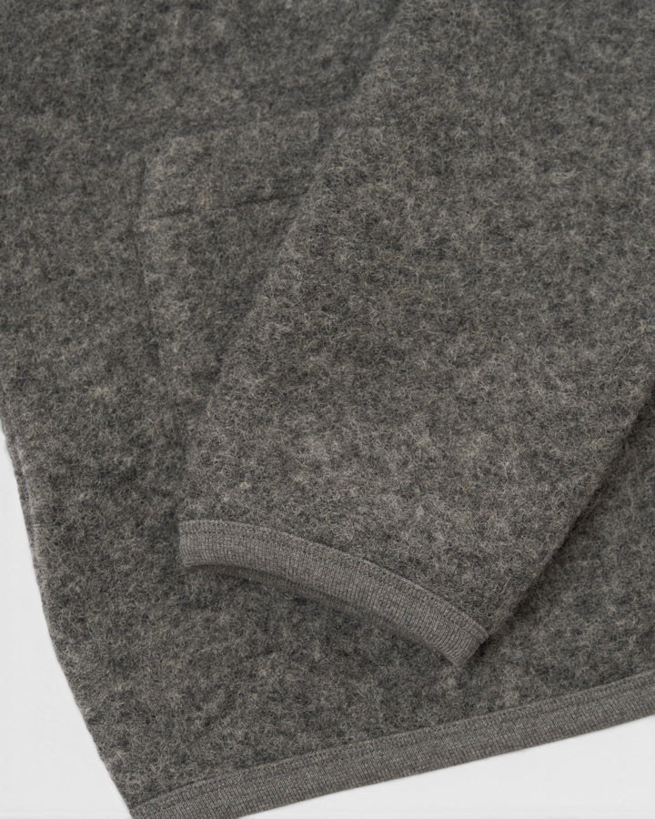 Cardigan Wool Fleece Grey Marl