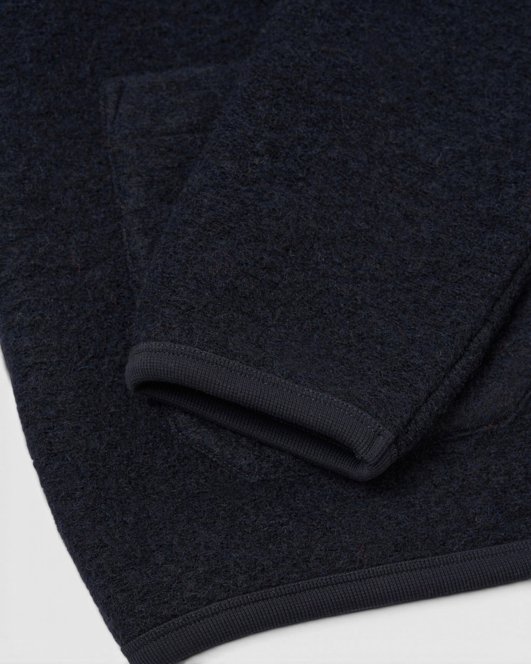 Cardigan Wool Fleece Navy