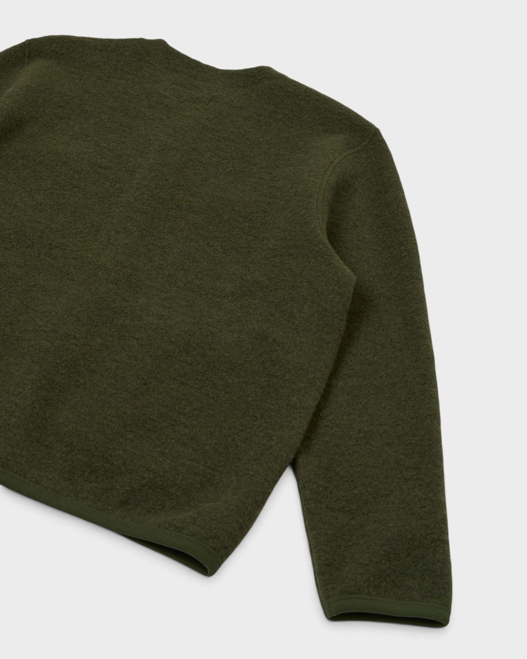 Cardigan Wool Fleece Olive