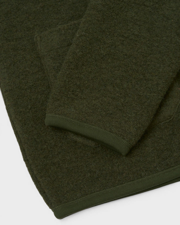 Cardigan Wool Fleece Olive