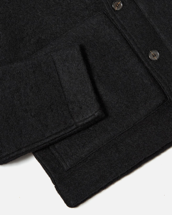 Uniform Jacket Wool Fleece Black