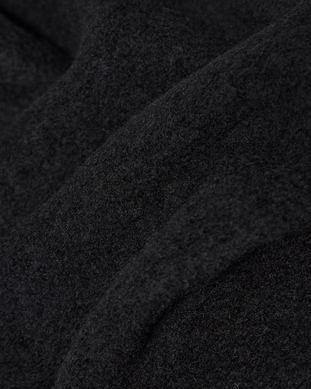 Uniform Jacket Wool Fleece Black